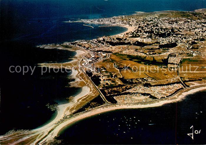 Presqu Ile de Quiberon 35 La pointe du Conguel et Port Maria Vue aerienne