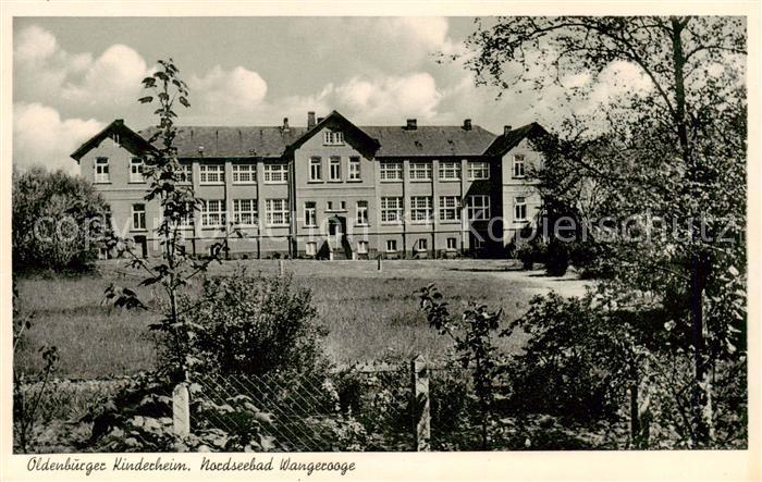 Wangerooge Nordseebad Oldenburger Kinderheim