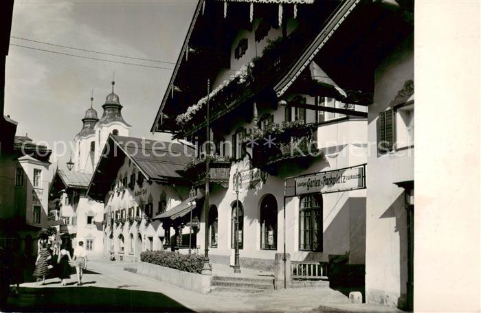 St Johann Tirol Dorfmotiv mit Kirche
