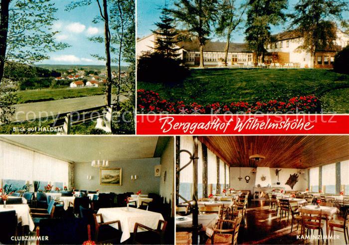 Haldem Berggasthof Wilhelmshoehe Clubzimmer Kaminzimmer Panorama