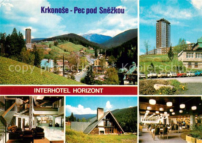 Pec pod Snezkou CZ Panorama Interhotel Horizont Vstupni hala Restaurace Kaverna