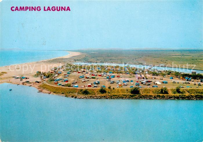 Castello de Ampurias Gerona Costa Brava ES Camping Laguna Fliegeraufnahme
