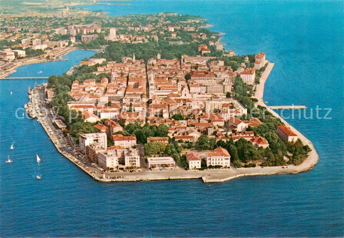 Zadar Zadra Zara Croatia Fliegeraufnahme