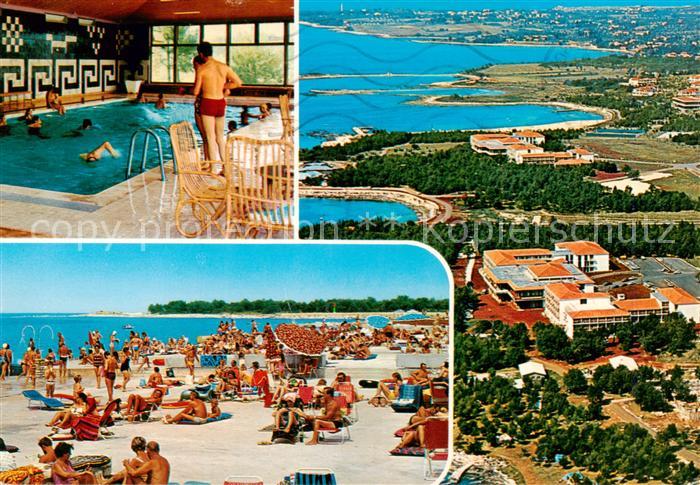 Umag Umago Istrien Katoro Hotel Koral Strand Fliegeraufnahme