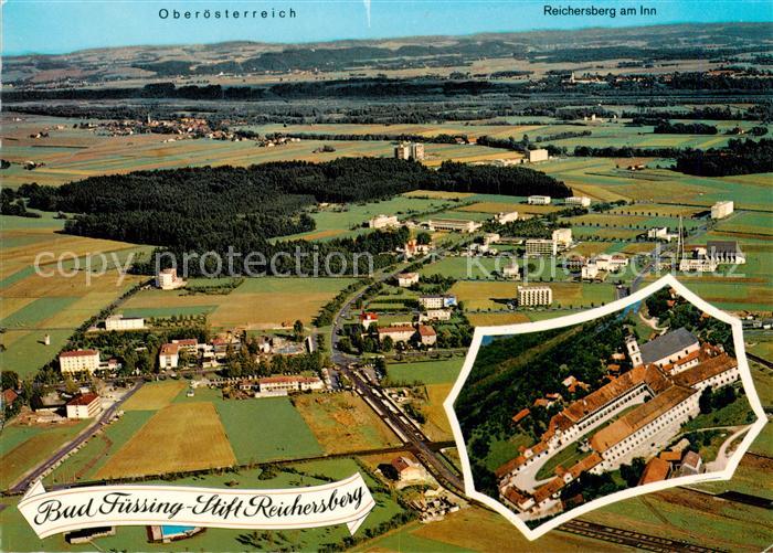 Bad Fuessing Stift Reichersberg Thermalbad Fliegeraufnahme