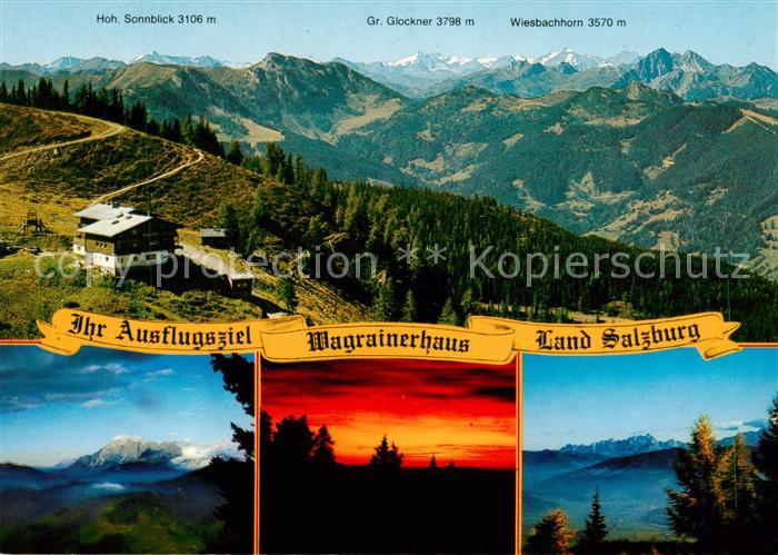 Wagrain  Salzburg AT Wagrainerhaus Panorama Hochkoenig Gosaukamm mit Bischofsmue
