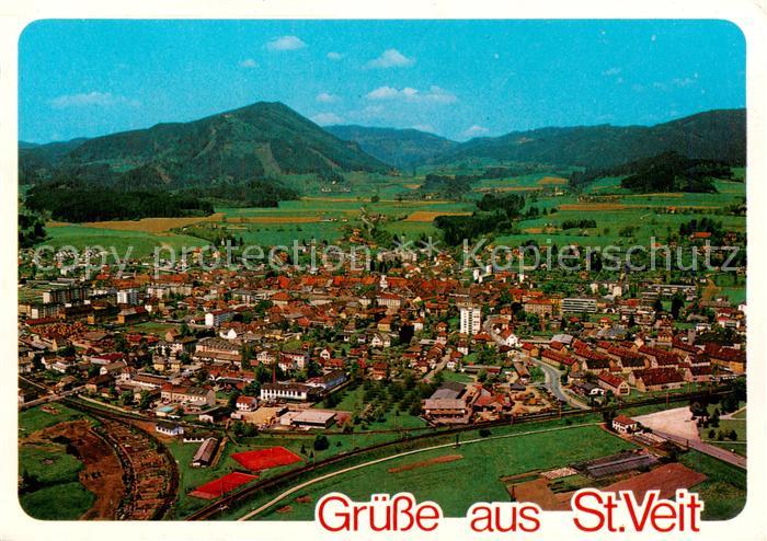 St Veit Glan Fliegeraufnahme