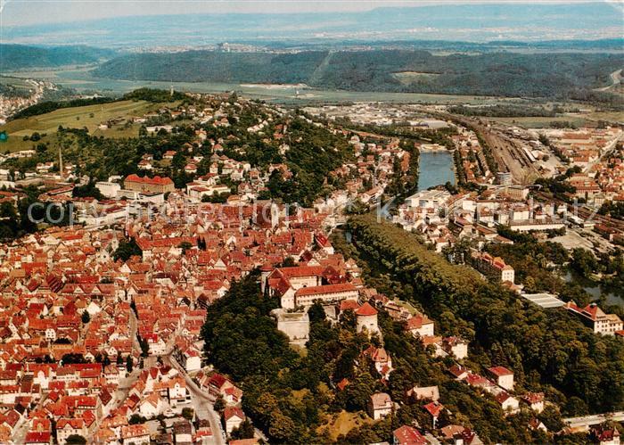TueBINGEN BW Blick auf Schloss und Altstadt Fliegeraufnahme