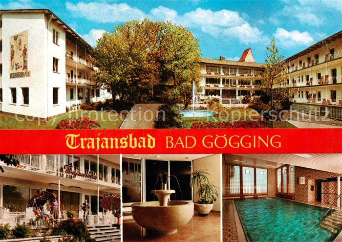 Bad Goegging Trajansbad Terrasse Foyer Hallenbad