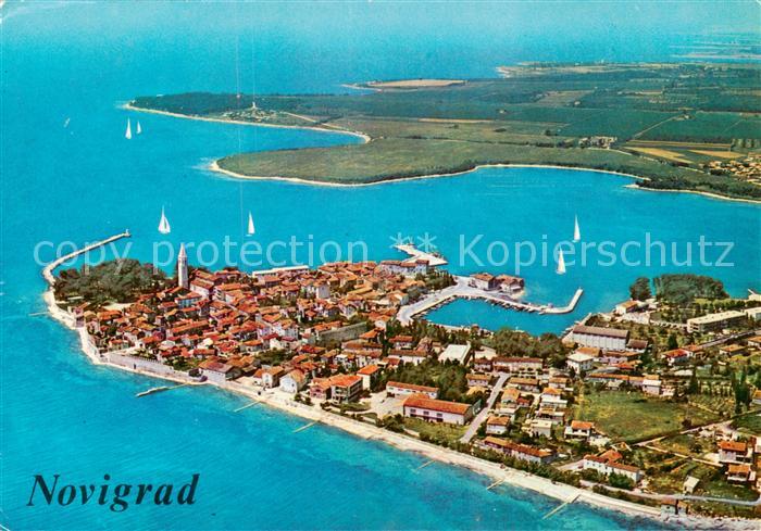 Novigrad Croatia Fliegeraufnahme