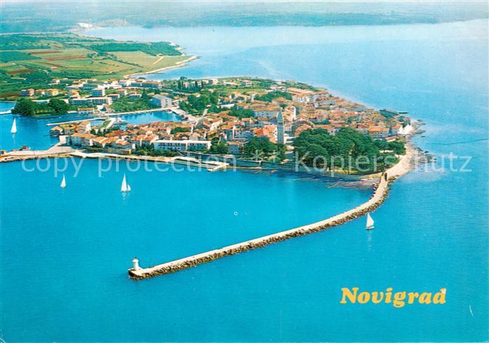 Novigrad Croatia Fliegeraufnahme