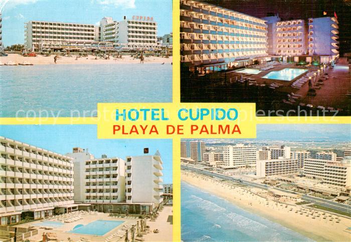 Playa de Palma Mallorca Hotel Cupido Strand Pool Fliegeraufnahme