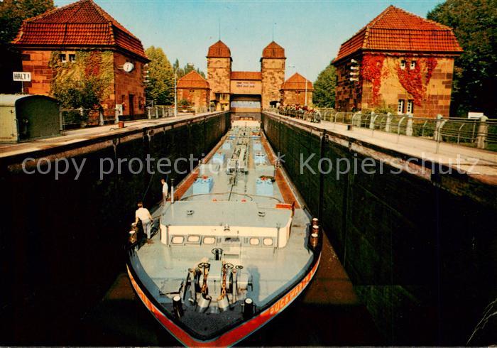 Minden  Westfalen Weser Schachtschleuse