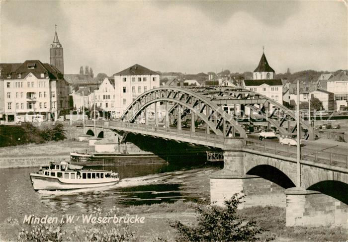 Minden  Westfalen Weser Weserbruecke
