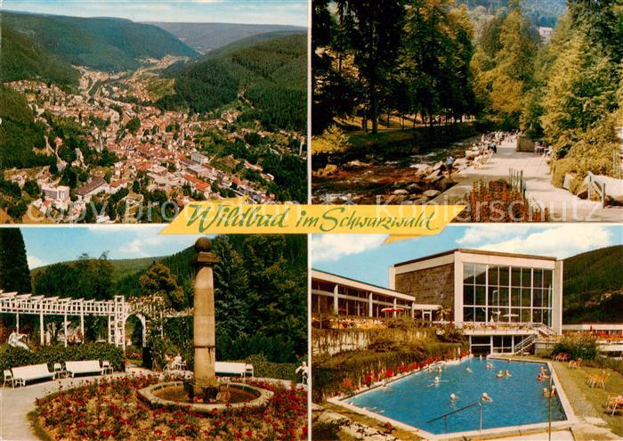 Wildbad Schwarzwald Panorama Park Freibad