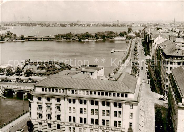 HAMBURG  CITY Ballindamm Binnen und Aussenalster