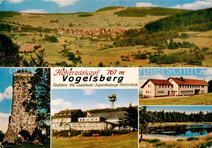 Hoherodskopf Schotten Panorama Berggasthof Taufstein VHC Clubhaeuser Jugendherbe