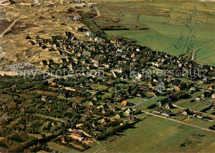 Norddorf Amrum Fliegeraufnahme