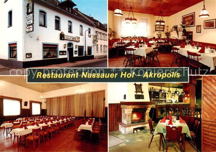 Arzbach Westerwald Restaurant Nassauer Hof Akropolis Gastraeume Speisesaal