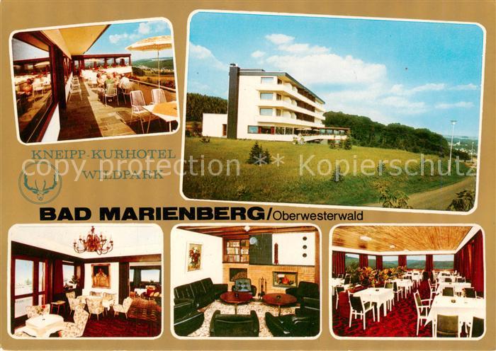 Bad Marienberg Kneipp Kurhotel Wildpark Restaurant Cafeterrasse Hallenbad