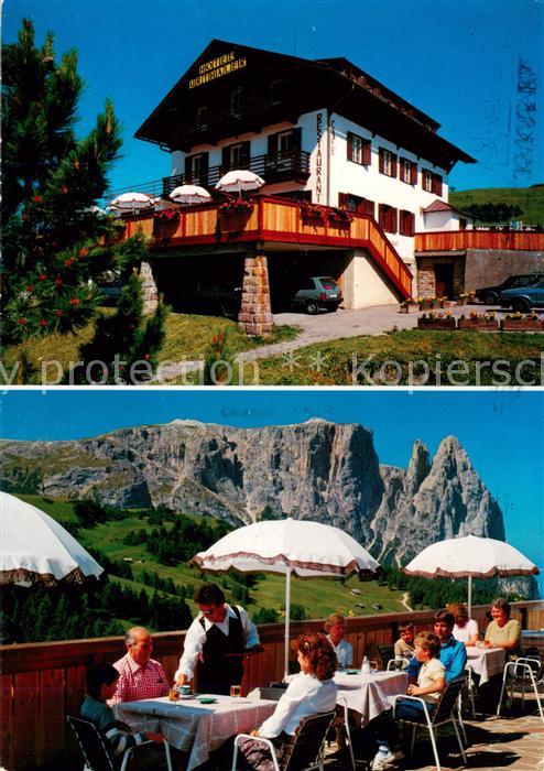 Seiseralm Alpe di Siusi Trentino IT Hotel Urthaler Terrasse
