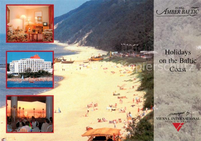Miedzyzdroje Misdroy Ostseebad PL Hotel Amber Baltic Gastraeume Strand