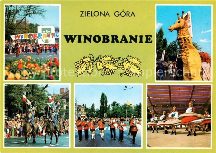 Zielona Gora Gruenberg Winobranie Korowod winobraniowy Mlodziezowa kapela kozlar