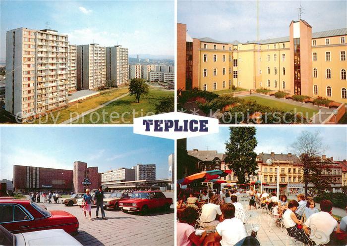 Teplice  Teplitz-Schoenau CZ Sidliste Trnovany Fucikovy lazne Obchodni dum Prior