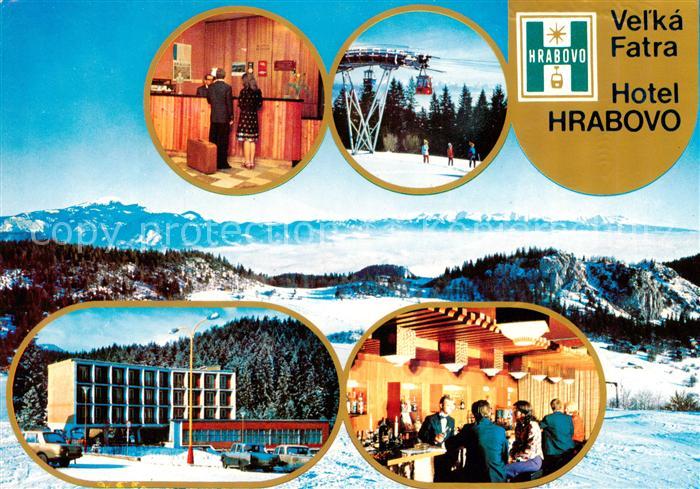 Velka Fatra SK Panorama Choca a Zapadnych Tatier Hotel Hrabovo Recepcia a bar Ka