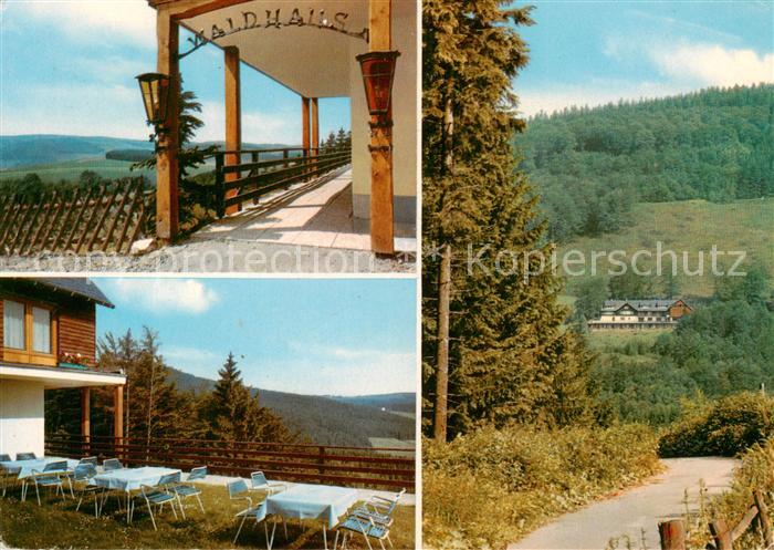Ohlenbach Schmallenberg Hotel Pension Waldhaus Ohlenbach Terrasse