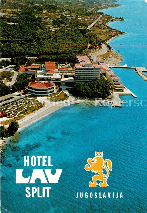 Split Spalato Hotel Lav Fliegeraufnahme