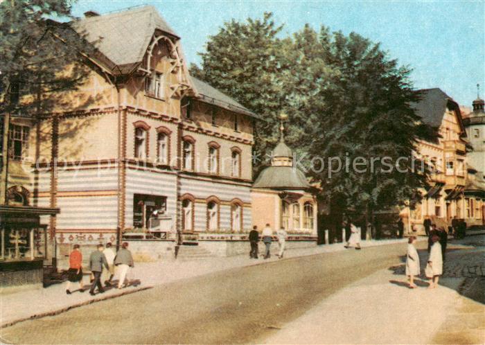 Szklarska Poreba Schreiberhau Riesengebirge PL Ulica Jednosci Narodu z lewej Klu