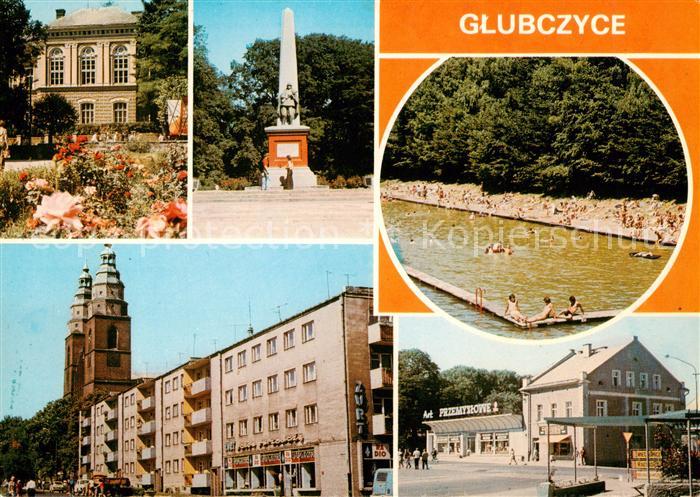 Glubczyce Leobschuetz PL Urzad Miast i Gminy Pomnik Wdziecznosci Basen plywacki