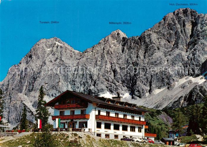 Ramsau am Dachstein Schladming Obersteiermark AT Dachsteinsuedwaende mit Berghot