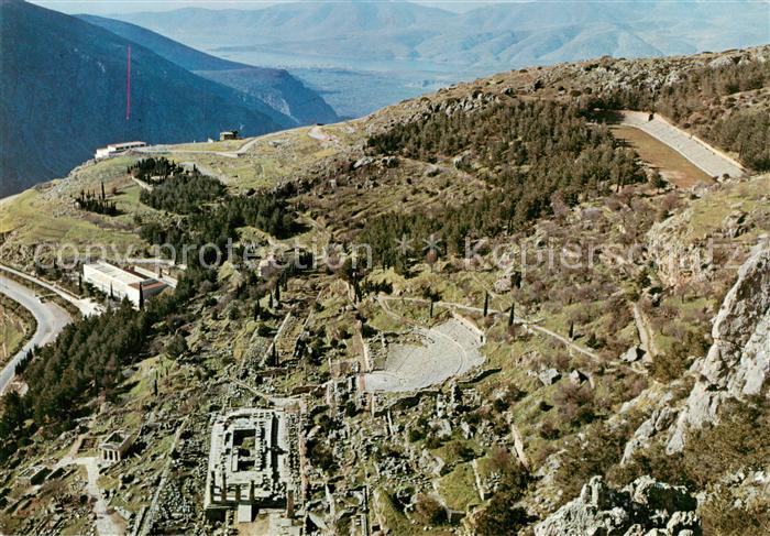 Delphi Delfi Greece Fliegeraufnahme