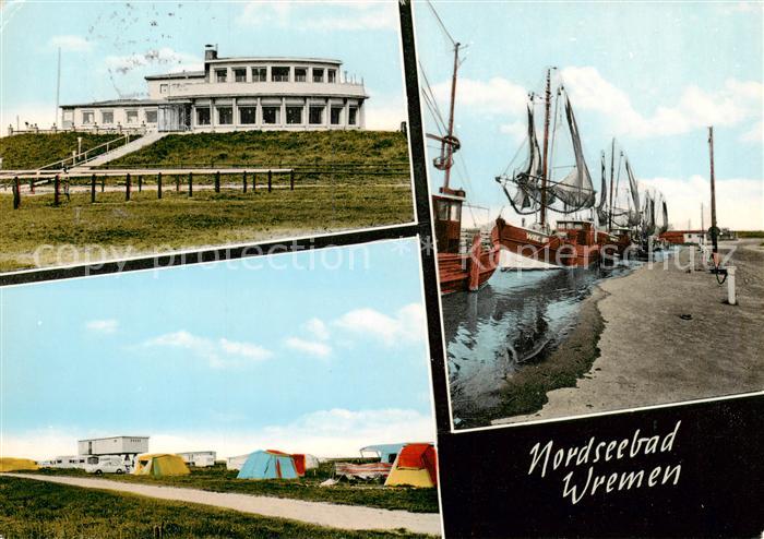 Wremen Strandhotel Fischereihafen Campingplatz