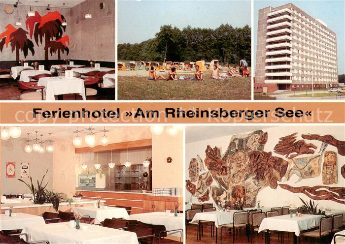 Rheinsberg Ferienhotel Am Rheinsberger See Bar Strand Aussenansicht Cafe Urlaube