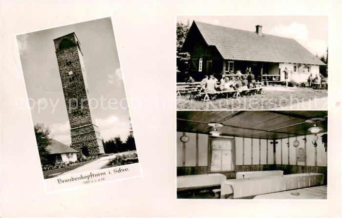 Brandenkopf Brandenkopfturm mit Wirtschaftsbetrieb Gastraum