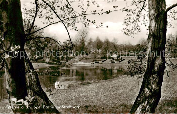 Werne  Lippe Muenster Westfalen Partie im Stadtpark