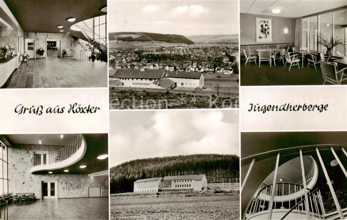 Hoexter Weser Jugendherberge Teilansichten Panorama