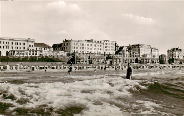 BORKUM Nordseebad Niedersachsen Strand Hotels