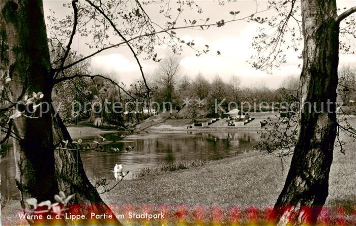 Werne  Lippe Muenster Westfalen Partie im Stadtpark