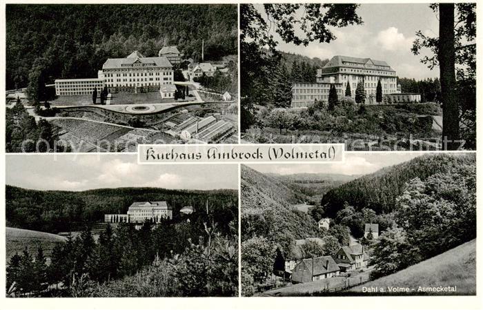 Hagen Westfalen Kurhaus Ambrock im Volmetal Dahl und Volme im Asmecketal