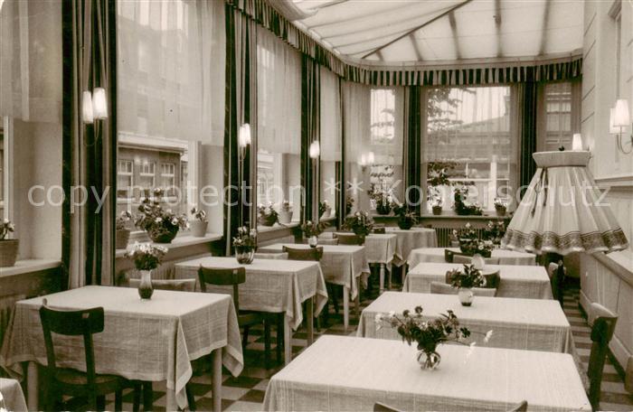 Norderney Nordseebad Gaststaette Cafe Gastraum