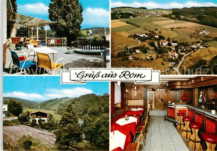 Rom Morsbach Hotel zum Roemertal Terrasse Bar Fliegeraufnahme