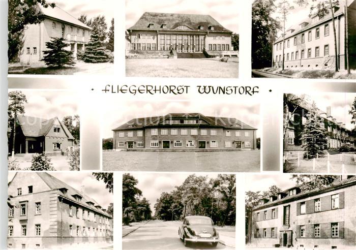 Wunstorf Fliegerhorst Offizierskasino Mannschaftsunterkuenfte Strasse