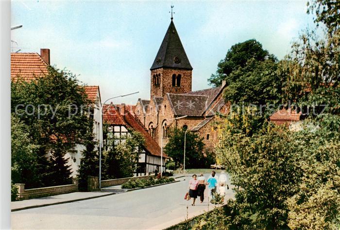 Bad Holzhausen Luebbecke Ortsansicht mit Kirche