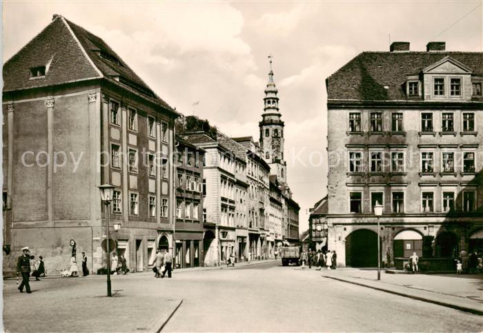 Goerlitz  Sachsen Leninplatz mit Rathausturm
