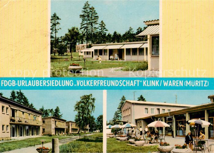 Klink Waren FDGB Urlaubersiedlung Voelkerfreundschaft