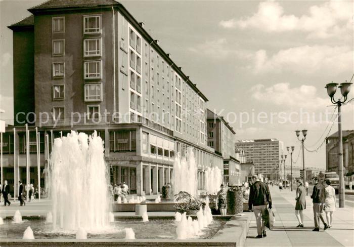 Dresden Elbe Ernst Thaelmann Strasse Wasserspiele